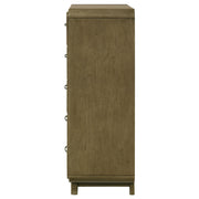 Amsbury 5-drawer Chest of Drawers Nutmeg - detail 5