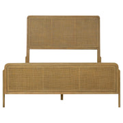 Arini 5-piece Queen Bedroom Set Sand Wash and Natural Cane - detail 4