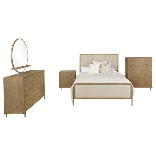 Arini 5-piece Queen Bedroom Set Cream and Sand Wash - alternate view