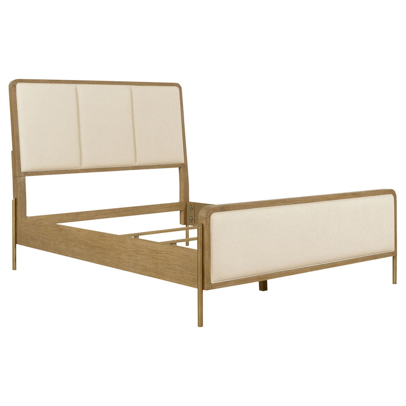 Arini 5-piece Queen Bedroom Set Cream and Sand Wash - detail 3