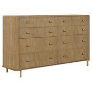 Arini 5-piece Queen Bedroom Set Cream and Sand Wash - detail 7