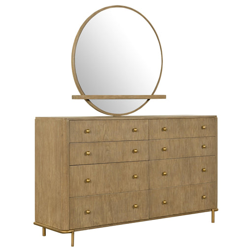 Arini 8-drawer Dresser with Mirror Sand Wash - alternate view