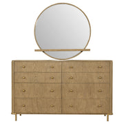 Arini 8-drawer Dresser with Mirror Sand Wash - detail 3