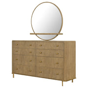 Arini 8-drawer Dresser with Mirror Sand Wash - detail 4