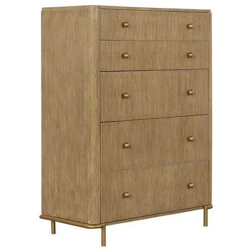 Arini 5-drawer Bedroom Chest Sand Wash - alternate view