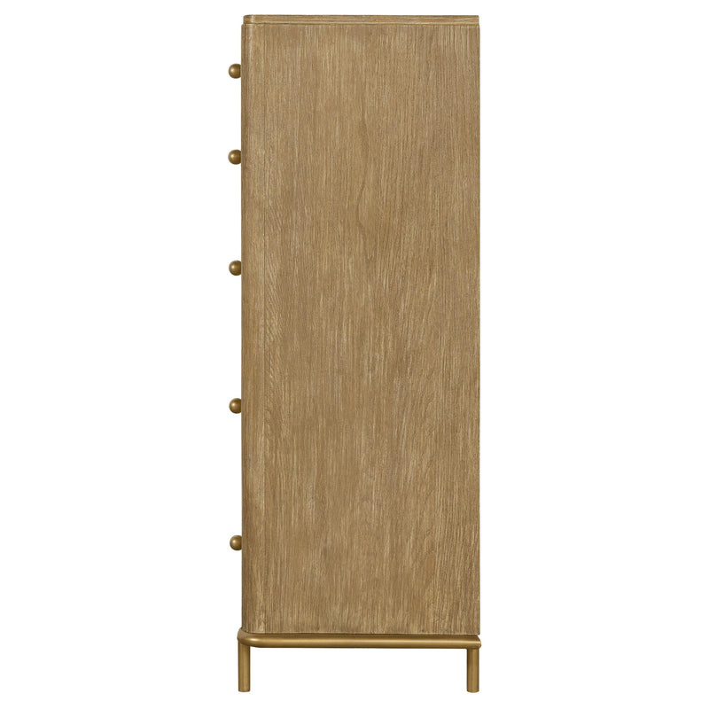 Arini 5-drawer Bedroom Chest Sand Wash - detail 5