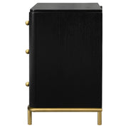 Arini 3-drawer Nightstand Black - detail 5