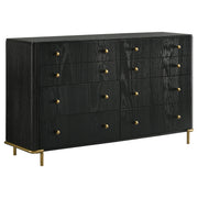 Arini 8-drawer Dresser Black - alternate view