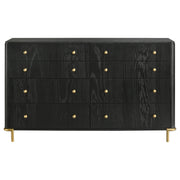 Arini 8-drawer Dresser Black - detail 3