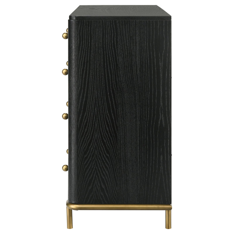 Arini 8-drawer Dresser Black - detail 5