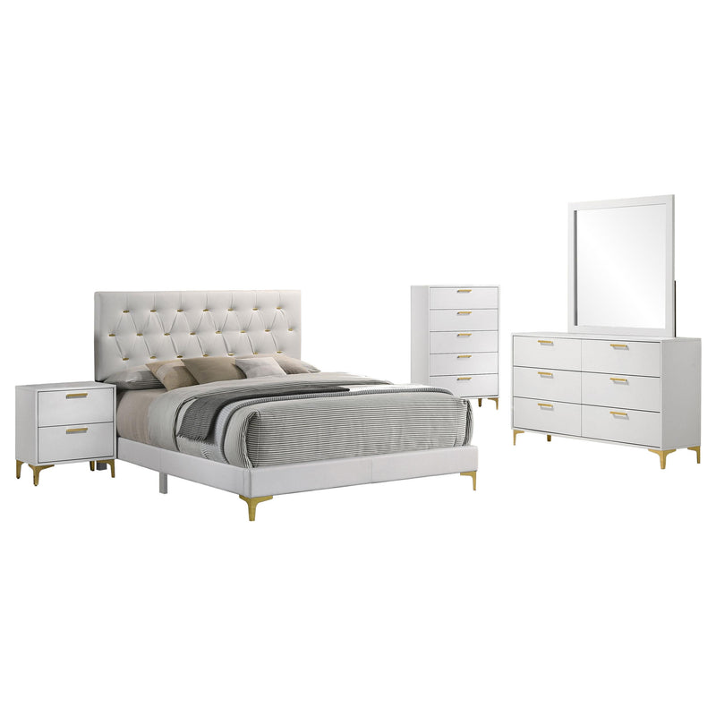 Kendall 5-piece Queen Bedroom Set White - alternate view