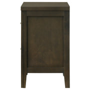 Wilkes 2-drawer Nightstand Bedside Table Dark Cocoa - detail 5