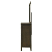 Wilkes 6-drawer Dresser and Mirror Dark Cocoa - detail 5
