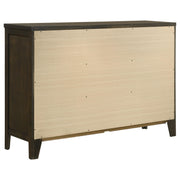 Wilkes 6-drawer Dresser Cabinet Dark Cocoa - detail 6