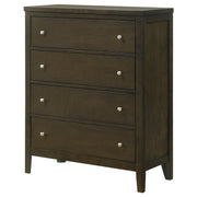 Wilkes 4-drawer Chest of Drawers Dark Cocoa - detail 4
