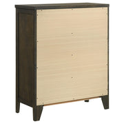 Wilkes 4-drawer Chest of Drawers Dark Cocoa - detail 6