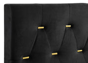 Kendall Upholstered Queen Panel Bed Black - detail 5