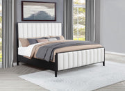 Brookmead 60-inch Upholstered Eastern King Bed Black