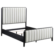 Brookmead 5-piece Upholstered Queen Bedroom Set Black - detail 3
