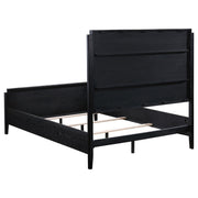 Brookmead 5-piece Upholstered Queen Bedroom Set Black - detail 4