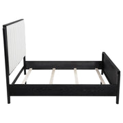 Brookmead 60-inch Upholstered Queen Bed Black - detail 6