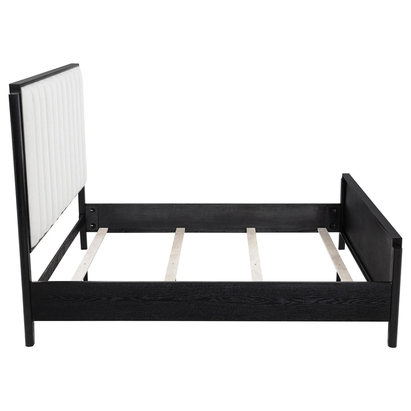 Brookmead 60-inch Upholstered Queen Bed Black - detail 6