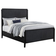 Brookmead Wood Queen Panel Bed Black - detail 3