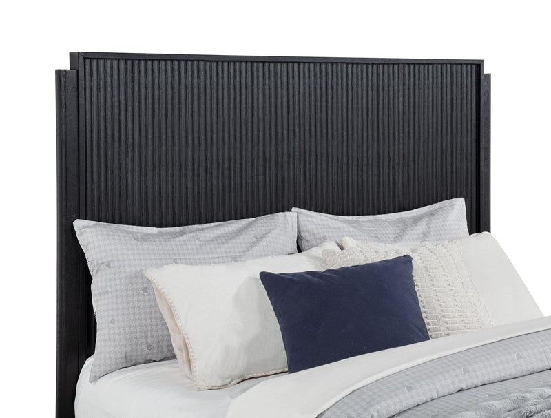 Brookmead Wood Queen Panel Bed Black - detail 7