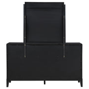 Brookmead 8-drawer Dresser with Mirror Black - detail 7