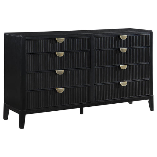 Brookmead 8-drawer Dresser Black - alternate view
