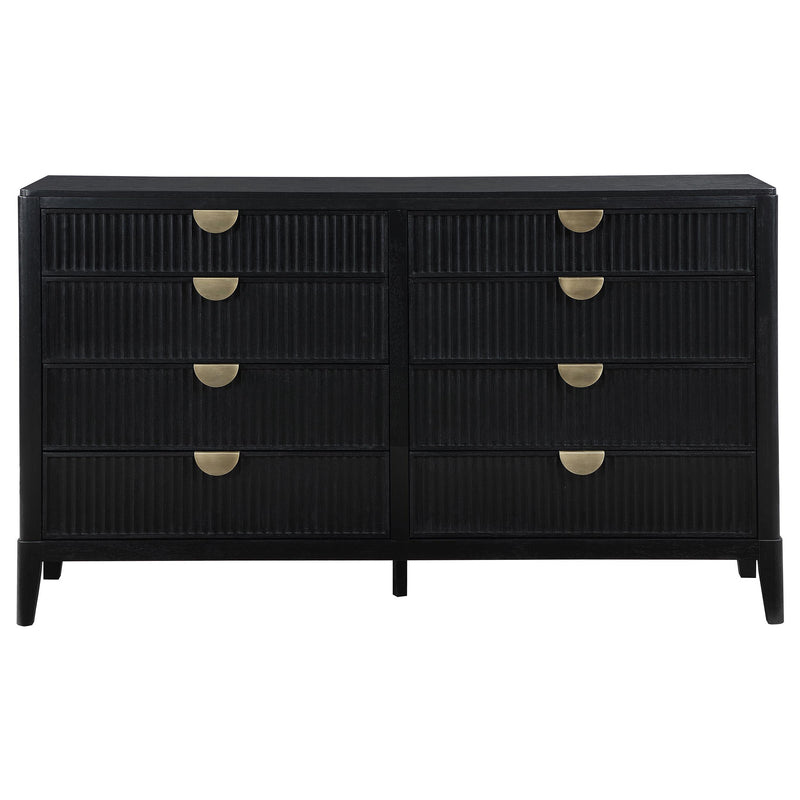 Brookmead 8-drawer Dresser Black - detail 3