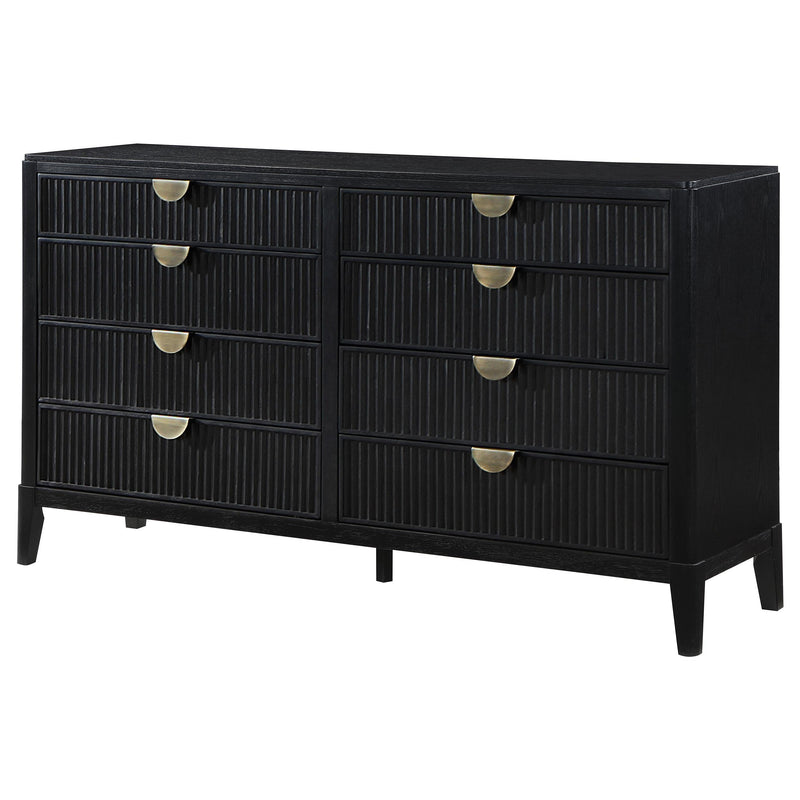 Brookmead 8-drawer Dresser Black - detail 4