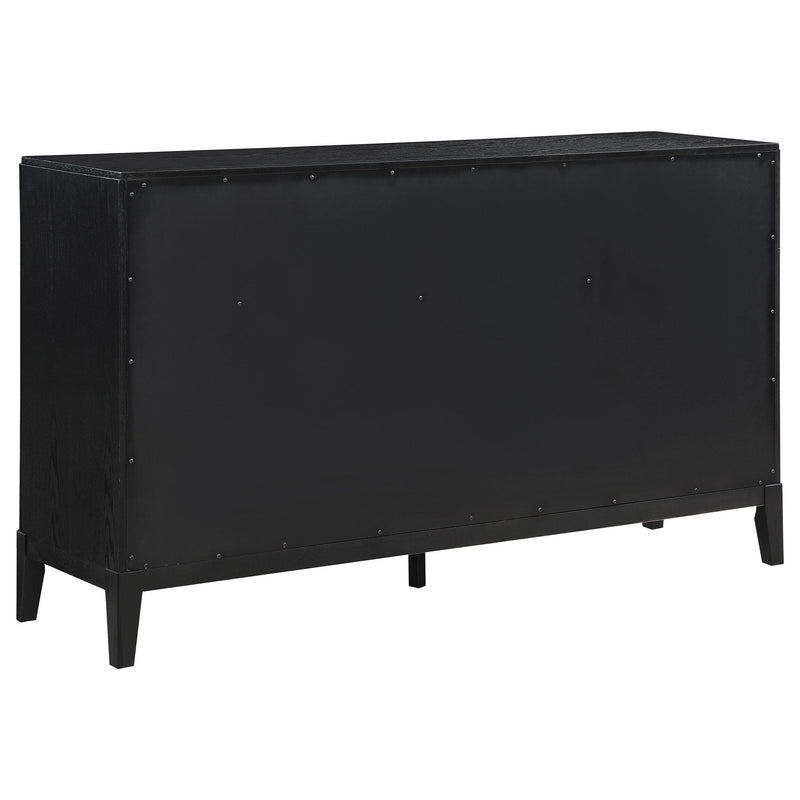 Brookmead 8-drawer Dresser Black - detail 6