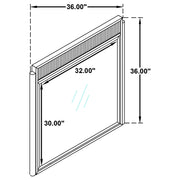 Brookmead Dresser Mirror Black - detail 5