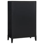 Brookmead 5-drawer Bedroom Chest Black - detail 6