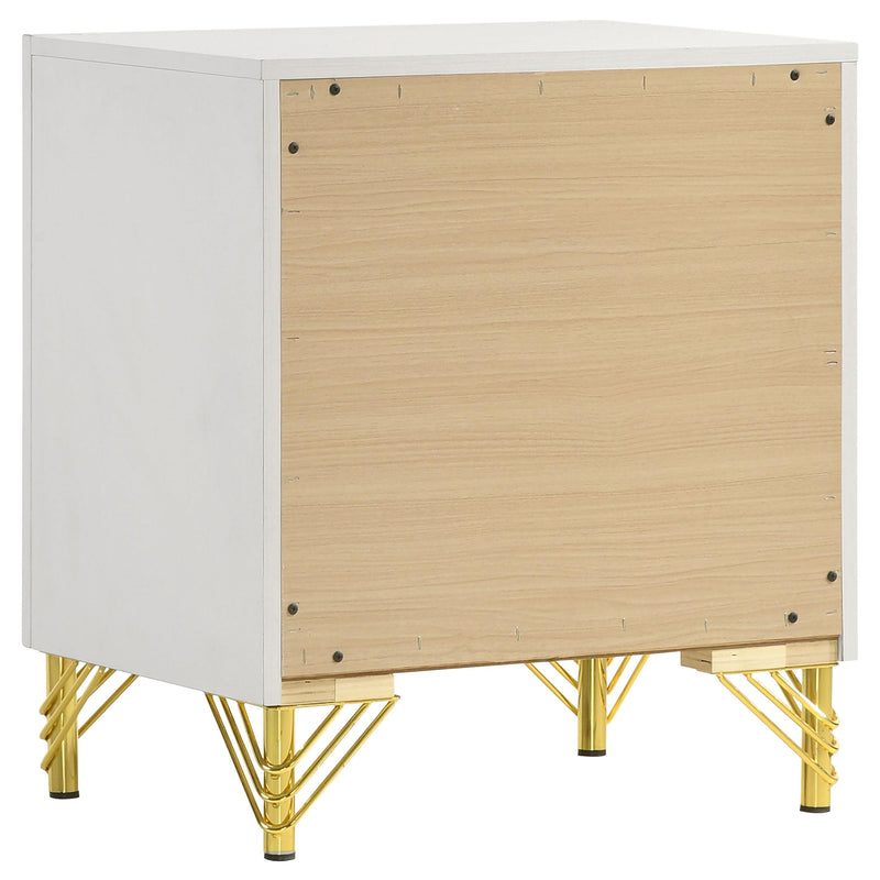 Lucia 5-piece Queen Bedroom Set Beige and White - detail 6