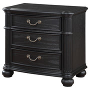 Celina 3-drawer Nightstand Black - detail 4