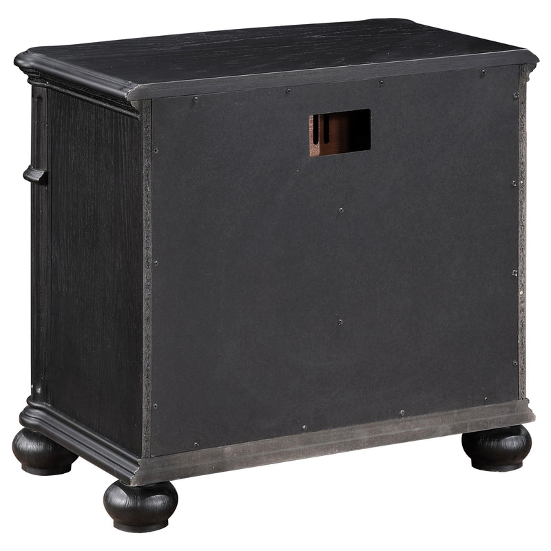 Celina 3-drawer Nightstand Black - detail 6