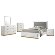 Caraway 5-piece Queen Bedroom Set White - alternate view