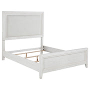 Marielle 5-piece Queen Bedroom Set Distressed White - detail 3