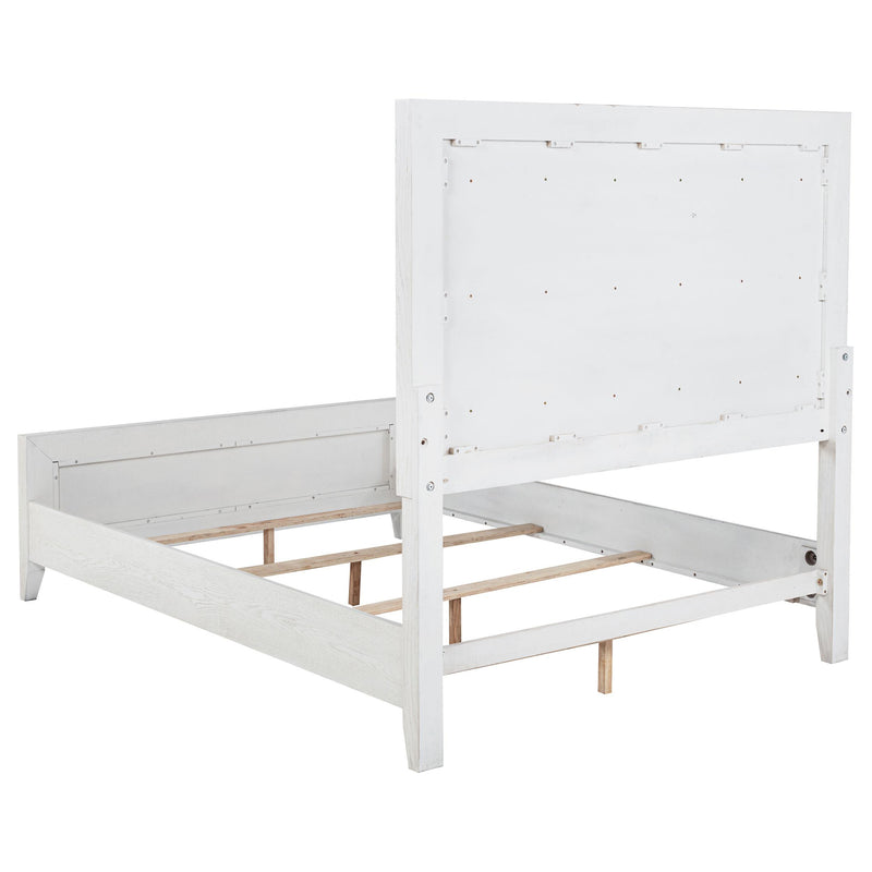 Marielle 5-piece Queen Bedroom Set Distressed White - detail 4