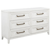 Marielle 5-piece Queen Bedroom Set Distressed White - detail 7