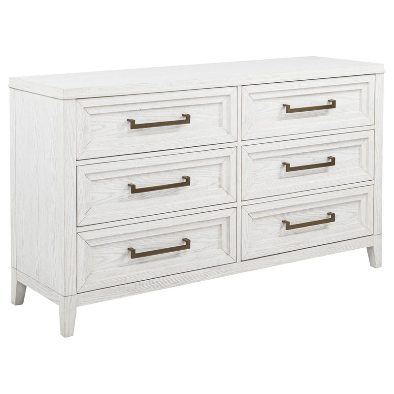 Marielle 5-piece Queen Bedroom Set Distressed White - detail 7