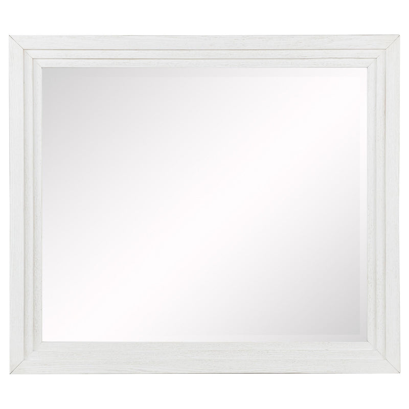 Marielle Dresser Mirror Distressed White - detail 3