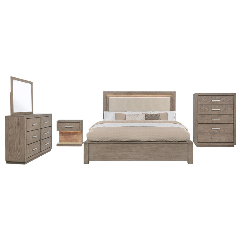 Kenora 5-piece Queen Bedroom Set Barley Brown - alternate view