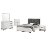 Sonora 5-piece Queen Bedroom Set White - alternate view