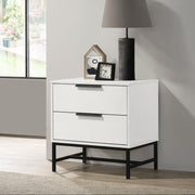 Sonora 2-drawer Nightstand Bedside Table White