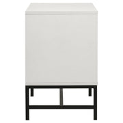 Sonora 2-drawer Nightstand Bedside Table White - detail 5