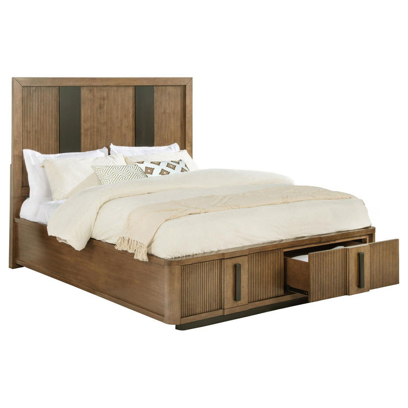 Terrace 2-drawer Eastern King Storage Bed Ash Brown - detail 3