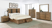 Terrace 2-drawer Eastern King Storage Bed Ash Brown - detail 8